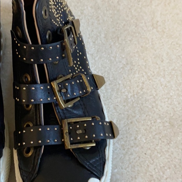 Chloe Kyle studded high top leather sneaker - Picture 11 of 15